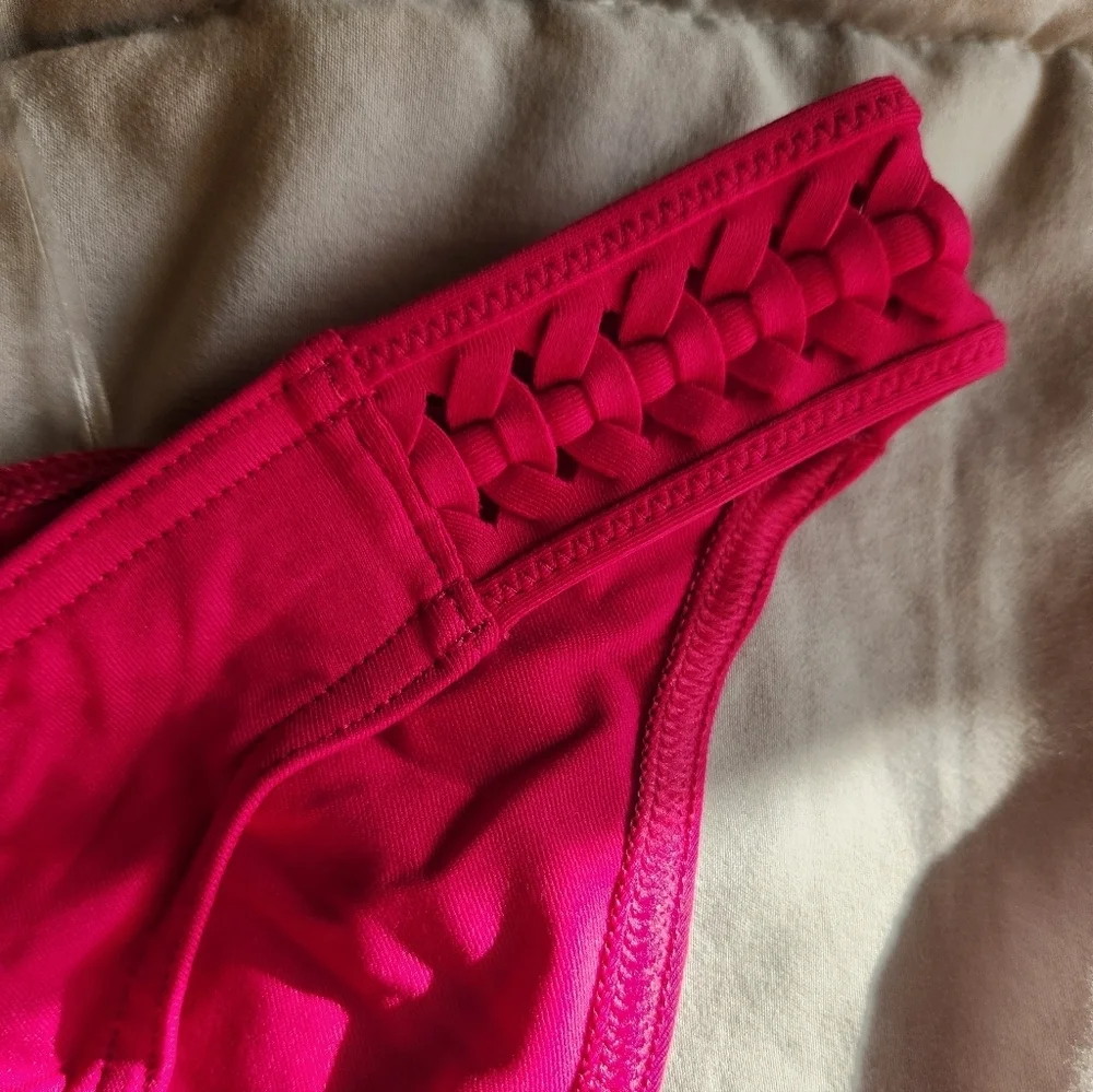 Eres Pink Delic Cros Bikini Bottom Size 10 New With Tags